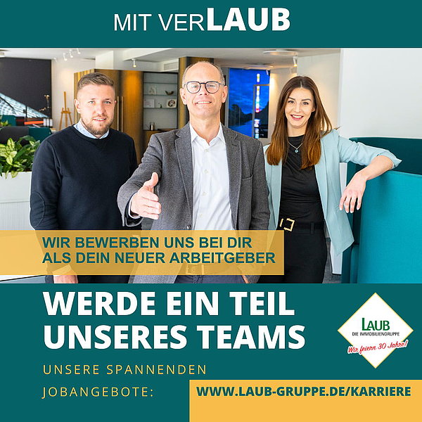 Jobs & Vacancies Real Estate Chemnitz: real estate agents Laub Immobiliengruppe
