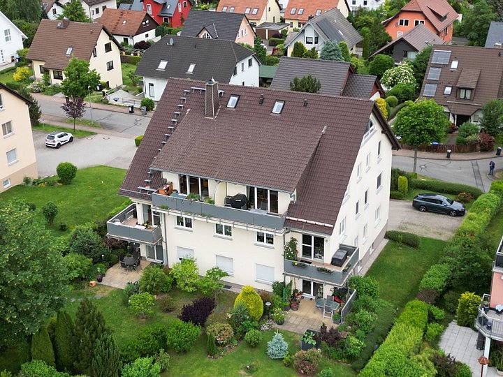 Rückansicht drohne