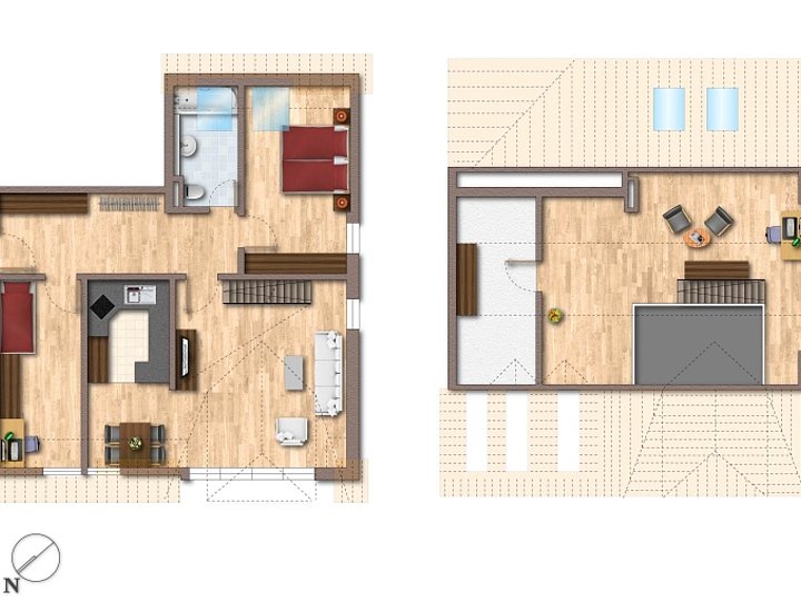 Grundriss Wohnung 1DG +2DG Grundriss Wohnung 1DG +2DG