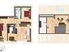 Grundriss Wohnung 1DG +2DG Grundriss Wohnung 1DG +2DG