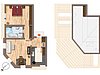 Grundriss Wohnung 1DG + 2DG Grundriss Wohnung 1DG + 2DG