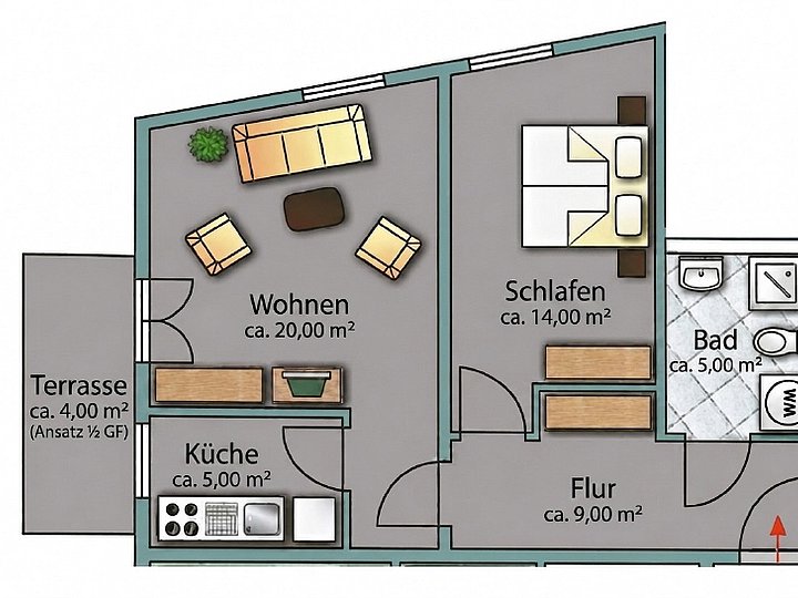Grundriss mit Maßen Grundriss mit Maßen