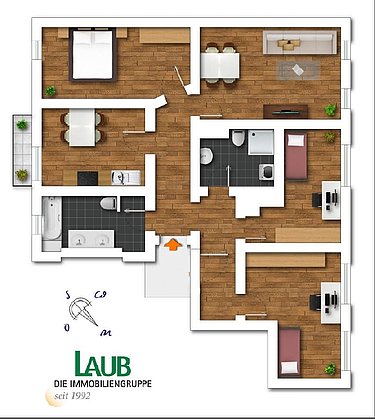 Grundriss (WE 13 + 14)